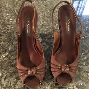 Nina brown(chocolate) dress heels